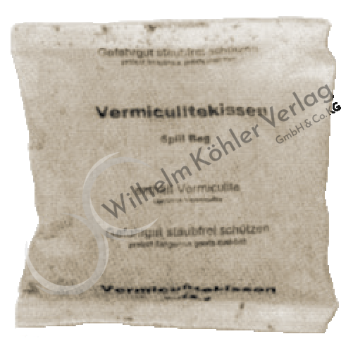 Vermiculite-Kissen  (Polster- und Absorptionsmaterial)                          