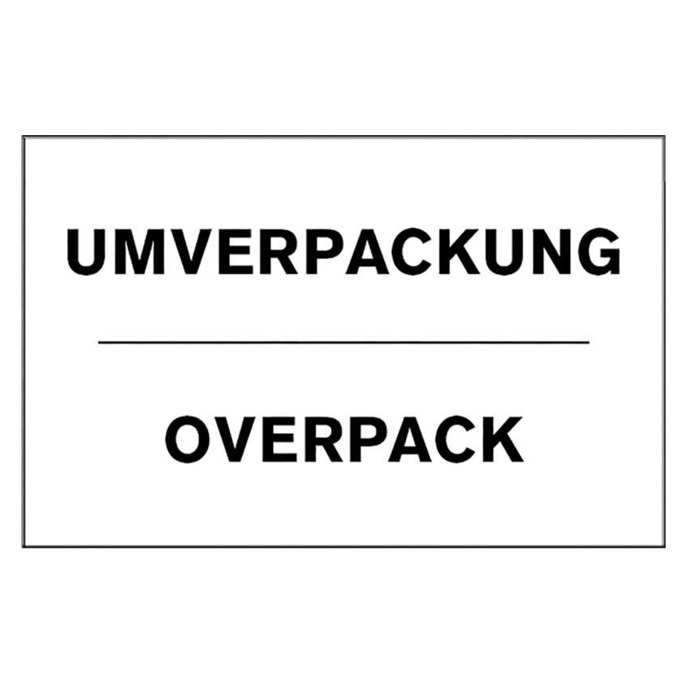  Umverpackung - Overpack                                                        