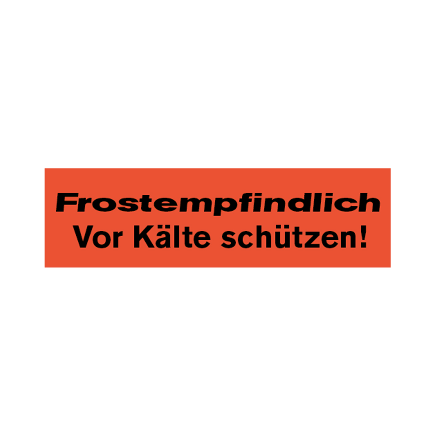 Frostempfindlich Vor Kälte schützen!                                            